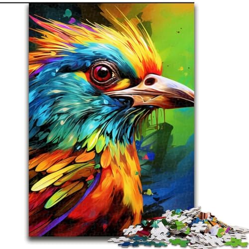 Puzzle 1000 Teile, Tierpuzzle von Cardboardpeckers, aus Pappe, anspruchsvolles Denkspiel für Teenager, unterhaltsames interaktives Familienspiel, 1000 Teile(26x38cm) von XHAXING