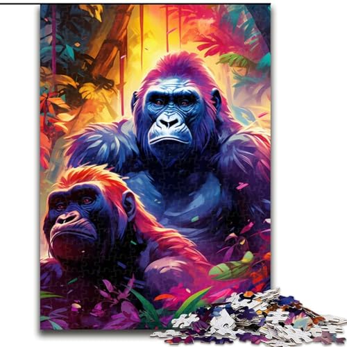 Puzzle 1000 Teile, Tierwelt-Puzzle aus Pappe, anspruchsvolles Denkspiel für Teenager, unterhaltsames interaktives Spiel für die ganze Familie, 1000 Teile(26x38cm) von XHAXING