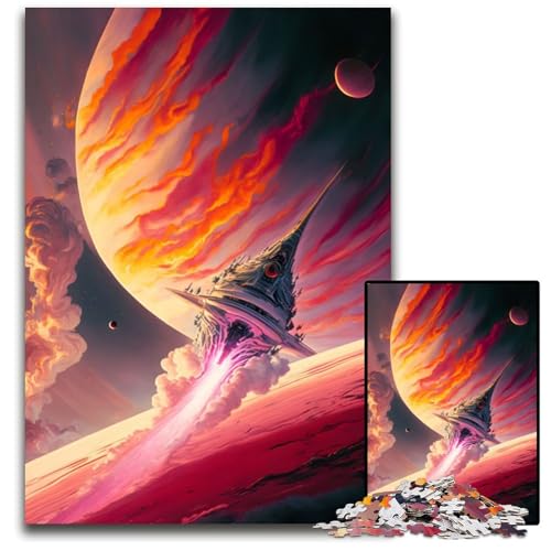 Puzzle 1000 Teile, Wunderschöne Weltraumlandschaft, Puzzle für Erwachsene, Eltern, Partner, Freunde – ab 14 Jahren, 50x75cm Puzzle 1000 Teile, Wunderschöne Weltraumlandschaft, Puzzle für Erwachsene, Eltern, Partner, Freunde – ab 14 Jahren, 50x75cm von XHAXING