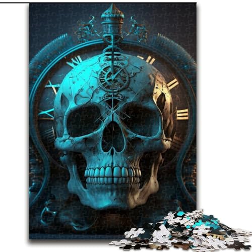 Puzzle 1000 Teile, Wunderschönes Totenkopf-Puzzle aus Holz, anspruchsvolles Denkspiel für Teenager, unterhaltsames interaktives Spiel für die ganze Familie, 1000 Teile(50x75cm) von XHAXING