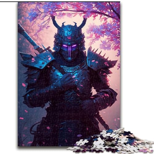 Puzzle 1000 Teile, japanische Ninja-Puzzles aus Holz, Weihnachten, Halloween, Ostern, Neujahr, 1000 Stück(50x75cm) von XHAXING