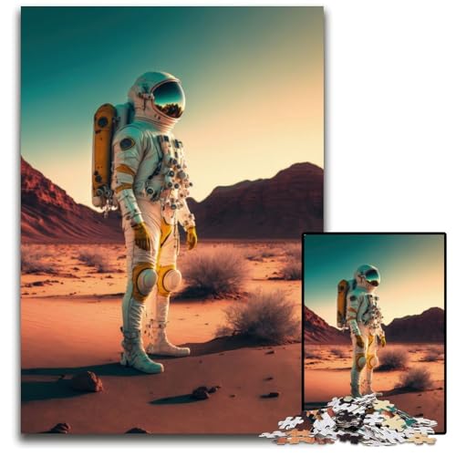 Puzzle 1000 Teile „Astronaut auf neuem Planeten“ Puzzle für Erwachsene, Eltern, Partner, Freunde – ab 14 Jahren, 26x38cm Puzzle 1000 Teile „Astronaut auf neuem Planeten“ Puzzle für Erwachsene, Eltern, Partner, Freunde – ab 14 Jahren, 26x38cm von XHAXING