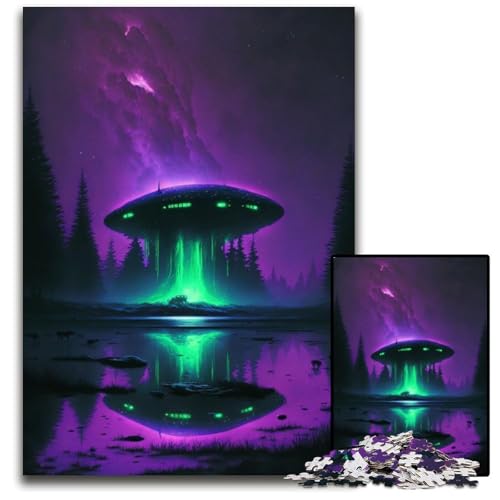 Puzzle 1000 Teile „Mysteriöser Besucher“ Puzzle für Erwachsene, perfekt für Familienspaß, Partyspiele, Geburtstagspartygeschenke, 26x38cm Puzzle 1000 Teile „Mysteriöser Besucher“ Puzzle für Erwachsene, perfekt für Familienspaß, Partyspiele, Geburtstagspartygeschenke, 26x38cm von XHAXING