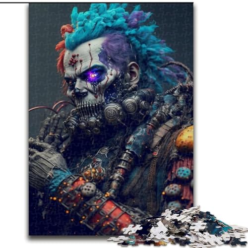 Puzzle 1000 Teile Brutal Warrior aus Pappe, ideal als Dekoration für Zuhause und das Büro, Geburtstag, 1000 Teile(26x38cm) von XHAXING