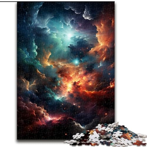 Puzzle 1000 Teile Das Universum der Fantasie – Puzzle aus Pappe, Denkspiel, interaktives Familienspiel, geeignet für Kinder ab 10 Jahren, 1000 Teile(26x38cm) von XHAXING