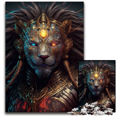 Puzzle 1000 Teile Future Lion Schwierige Puzzles für Erwachsene Herausforderndes Denkspiel für Teenager, Spaß am Familienspieleabend 26X38CM/10.23x14.96inch Puzzle 1000 Teile Future Lion Schwierige Puzzles für Erwachsene Herausforderndes Denkspiel für Teenager, Spaß am Familienspieleabend 26X38CM/10.23x14.96inch von XHAXING