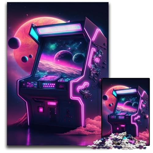 Puzzle 1000 Teile Neon-Spiel Schwierige Rätsel für Erwachsene Herausfordernde Denksportaufgabe für Teenager, Spaß am Familienspieleabend 26X38CM/10.23x14.96inch Puzzle 1000 Teile Neon-Spiel Schwierige Rätsel für Erwachsene Herausfordernde Denksportaufgabe für Teenager, Spaß am Familienspieleabend 26X38CM/10.23x14.96inch von XHAXING