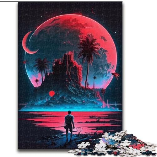 Puzzle 1000 Teile Planet Gas, riesiges Puzzle aus Pappe, ideal als Dekoration für Zuhause und Büro, Geburtstag, 1000 Teile(26x38cm) von XHAXING