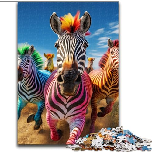 Puzzle 1000 Teile für Erwachsene, Afrikanische Tiere, Puzzle aus Pappe, perfekt für Halloween, Weihnachten, Geburtstagsgeschenk, 1000 Stück(26x38cm) von XHAXING