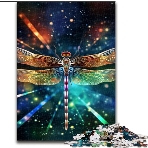 Puzzle 1000 Teile für Erwachsene, Art Star Libelle, aus Holz, Spaß für zu Hause, Geburtstagsgeschenk, Reisegeschenke, 1000 Stück(50x75cm) von XHAXING