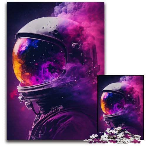 Puzzle 1000 Teile für Erwachsene, Astronaut im Weltraum, Unmögliches Puzzle für Erwachsene, Geburtstagsgeschenkidee, Herausforderndes Denkspiel, 26 x 38 cm Puzzle 1000 Teile für Erwachsene, Astronaut im Weltraum, Unmögliches Puzzle für Erwachsene, Geburtstagsgeschenkidee, Herausforderndes Denkspiel, 26 x 38 cm von XHAXING