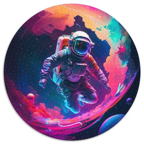 Puzzle 1000 Teile für Erwachsene, Astronauten-Puzzles für Erwachsene, pädagogisches Denkspiel, künstlerische Heim- und Bürodekoration, ab 14 Jahren (Größe 67,5 x 67,5 cm) von XHAXING
