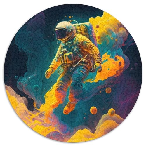 Puzzle 1000 Teile für Erwachsene, Astronauten-Unmögliches Puzzle für Erwachsene, DIY-Heimdekor, Denkspiel für Teenager (Größe 67,5 x 67,5 cm) von XHAXING