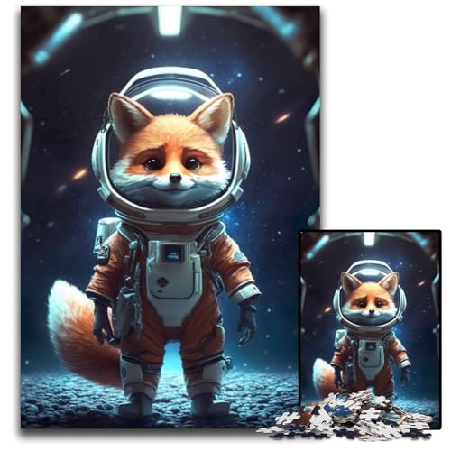 Puzzle 1000 Teile für Erwachsene, Astronauten-Weltraumfuchs-Puzzles für Erwachsene, kompliziertes Design für Teenager, DIY-Dekor und gehirnfördernder Spaß, 50 x 75 cm Puzzle 1000 Teile für Erwachsene, Astronauten-Weltraumfuchs-Puzzles für Erwachsene, kompliziertes Design für Teenager, DIY-Dekor und gehirnfördernder Spaß, 50 x 75 cm von XHAXING