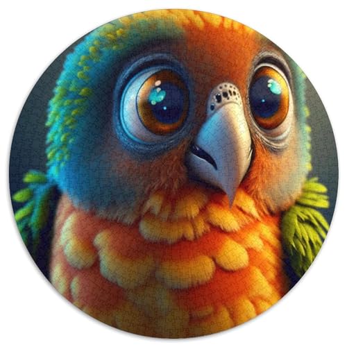 Puzzle 1000 Teile für Erwachsene, Baby-Papagei, Unmögliches Puzzle für Erwachsene, DIY-Heimdekoration, Denksportspiel für Teenager (Größe 67,5 x 67,5 cm) von XHAXING