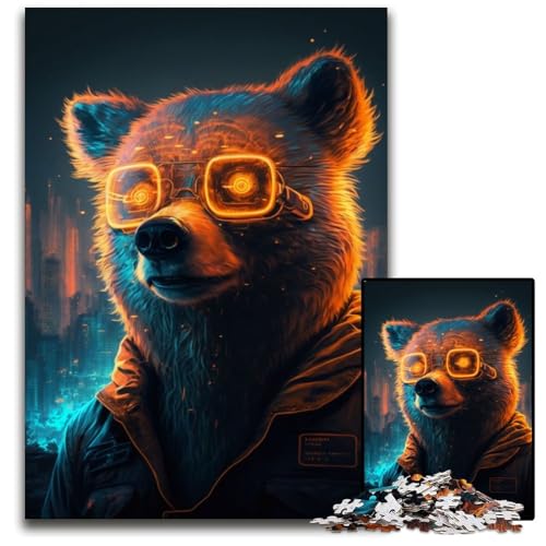 Puzzle 1000 Teile für Erwachsene, Bären-Puzzles für Erwachsene, Denkspiel für Teenager, 50x75cm Puzzle 1000 Teile für Erwachsene, Bären-Puzzles für Erwachsene, Denkspiel für Teenager, 50x75cm von XHAXING