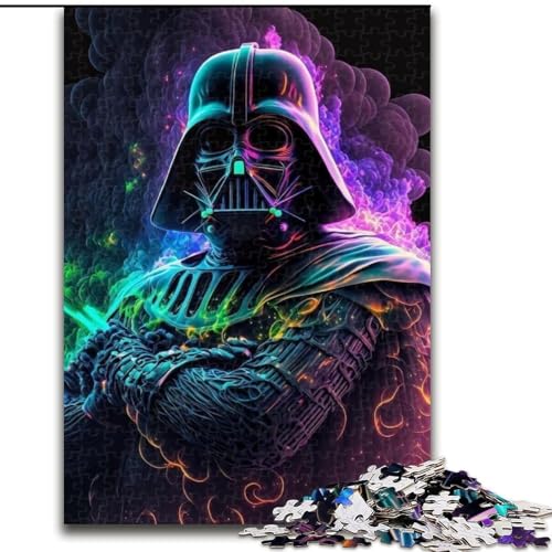Puzzle 1000 Teile für Erwachsene, Black Warrior Puzzles aus Holz, anspruchsvolles DIY-Denkspiel, interaktives Familienspiel, 1000 Teile(50x75cm) von XHAXING