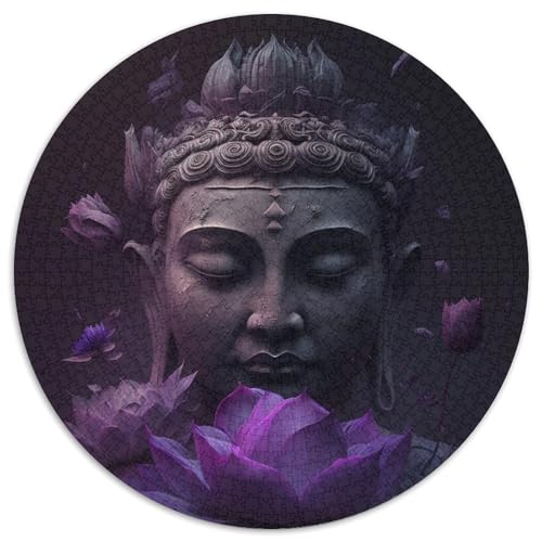 Puzzle 1000 Teile für Erwachsene, Buddha-Puzzles für Erwachsene, pädagogisches Denkspiel, künstlerische Heim- und Bürodekoration, ab 14 Jahren (Größe 67,5 x 67,5 cm) von XHAXING