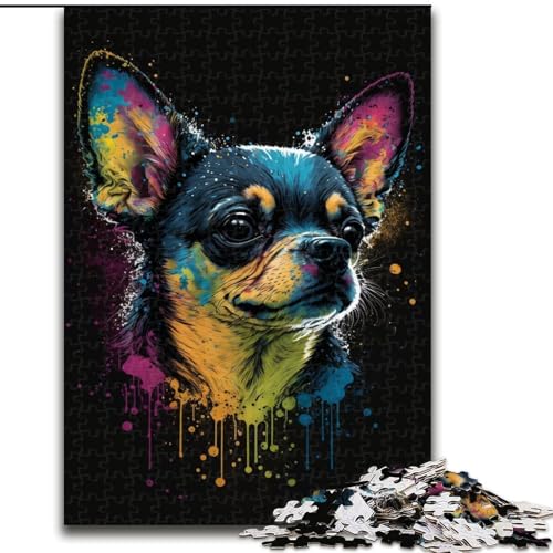 Puzzle 1000 Teile für Erwachsene, Bunte Affen, aus Pappe, geeignet für Geburtstage, Halloween, Thanksgiving, Ostern, 1000 Teile(26x38cm) von XHAXING