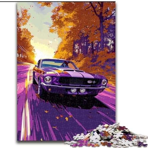 Puzzle 1000 Teile für Erwachsene, Cooles klassisches Sportwagen-Puzzle aus Pappe, Spaß für die ganze Familie, perfekt für Geburtstage, Feiertage, 1000 Teile(26x38cm) von XHAXING