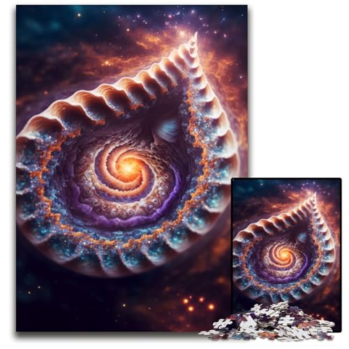 Puzzle 1000 Teile für Erwachsene, Cosmic Shell Puzzles für Erwachsene, Denkspiel für Teenager, 50x75cm Puzzle 1000 Teile für Erwachsene, Cosmic Shell Puzzles für Erwachsene, Denkspiel für Teenager, 50x75cm von XHAXING