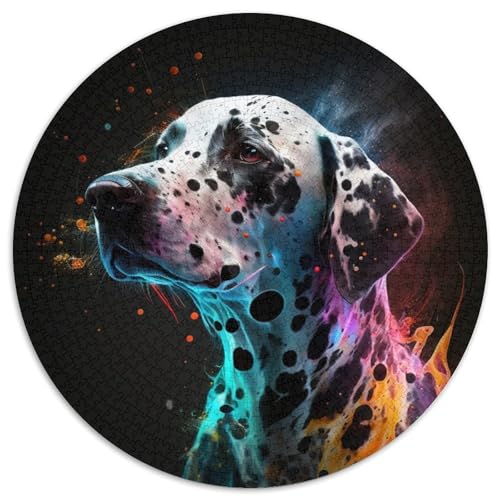 Puzzle 1000 Teile für Erwachsene, Dalmatiner-Puzzles für Erwachsene, pädagogisches Denkspiel, künstlerische Heim- und Bürodekoration, ab 14 Jahren (Größe 67,5 x 67,5 cm) von XHAXING