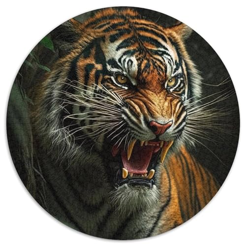 Puzzle 1000 Teile für Erwachsene, Dschungeltiger, schwierige Puzzles für Erwachsene, anspruchsvolles Denkspiel – entspannendes Spielzeug für Teenager (Größe 67,5 x 67,5 cm) von XHAXING