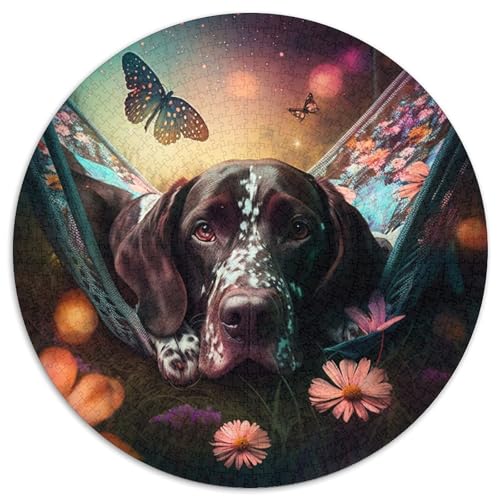 Puzzle 1000 Teile für Erwachsene, Dschungelziegen-Puzzle für Erwachsene, pädagogisches Denkspiel, künstlerische Heim- und Bürodekoration, ab 14 Jahren (Größe 67,5 x 67,5 cm) von XHAXING