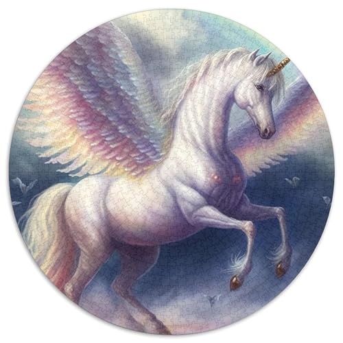 Puzzle 1000 Teile für Erwachsene, Einhorn, schwierige Puzzles für Erwachsene, anspruchsvolles Denkspiel – entspannendes Spielzeug für Teenager (Größe 67,5 x 67,5 cm) von XHAXING