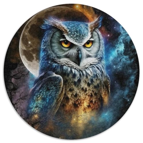 Puzzle 1000 Teile für Erwachsene, Eulen-Papierpuzzle für Reiseliebhaber und Paare, anspruchsvolles Spielzeug (Größe 67,5 x 67,5 cm) von XHAXING