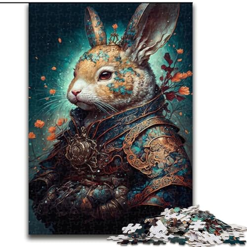 Puzzle 1000 Teile für Erwachsene, Fantasie-Kaninchen-Puzzle aus Pappe, Weihnachten, Halloween, Ostern, Neujahr, 1000 Teile(26x38cm) von XHAXING