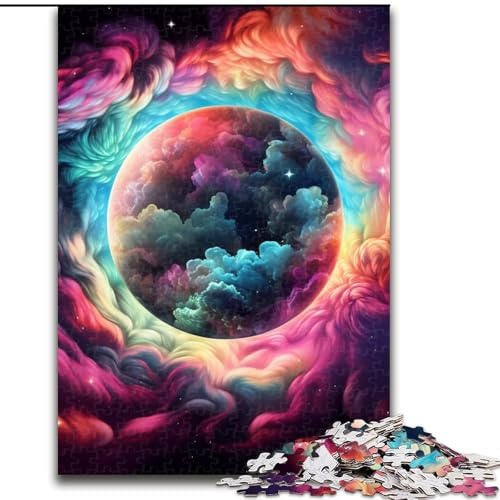 Puzzle 1000 Teile für Erwachsene, Fantasielandschafts-Puzzle aus Pappe, geeignet für Geburtstage, Halloween, Thanksgiving, Ostern, 1000 Stück(26x38cm) von XHAXING