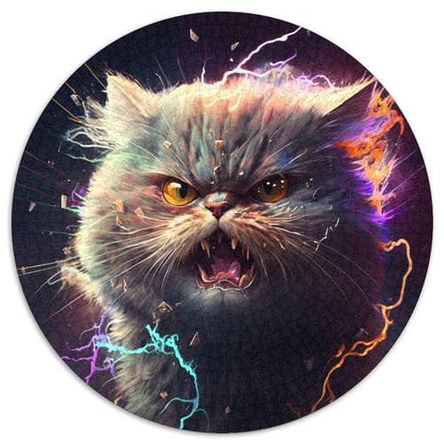 Puzzle 1000 Teile für Erwachsene, Fantasy-Katzen-Puzzles für Erwachsene, DIY-Heimdekoration, Denkspiel für Teenager (Größe 67,5 x 67,5 cm) von XHAXING