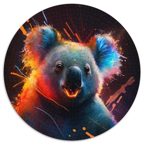 Puzzle 1000 Teile für Erwachsene, Fantasy-Koala-Puzzles für Erwachsene, DIY-Heimdekoration, Denkspiel für Teenager (Größe 67,5 x 67,5 cm) von XHAXING