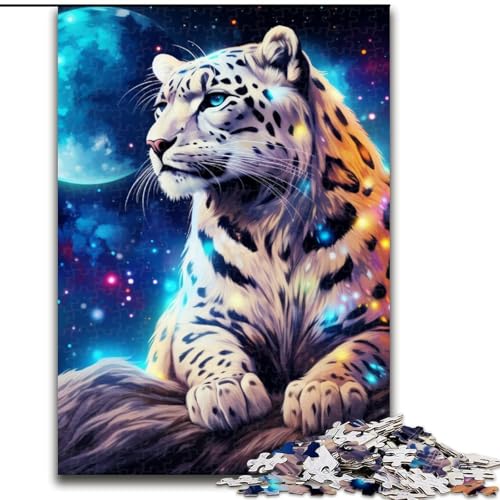 Puzzle 1000 Teile für Erwachsene, Fantasy-Tiger-Puzzle aus Holz, perfekte Dekoration für Zuhause oder das Büro, 1000 Teile(50x75cm) von XHAXING