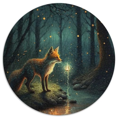 Puzzle 1000 Teile für Erwachsene, Fuchs, schwierige Puzzles für Erwachsene, anspruchsvolles Denkspiel – entspannendes Spielzeug für Teenager (Größe 67,5 x 67,5 cm) von XHAXING