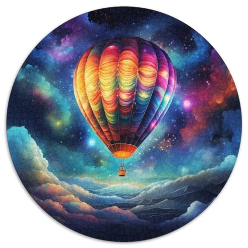 Puzzle 1000 Teile für Erwachsene, Galaxie-Heißluftballon, Papierpuzzle für Reiseliebhaber und Paare, anspruchsvolles Spielzeug (Größe 67,5 x 67,5 cm) von XHAXING