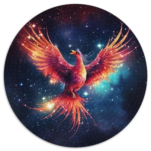 Puzzle 1000 Teile für Erwachsene, Galaxie-Vogel des Phönix, Papierpuzzle, Denksportaufgabe, Spiel für Erwachsene, interaktive Familienaktivität (67,5 x 67,5 cm) von XHAXING