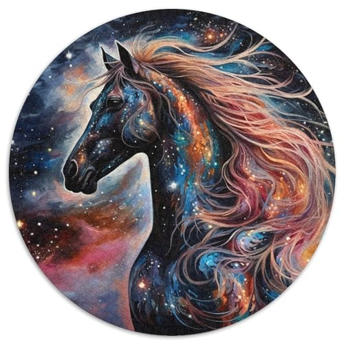 Puzzle 1000 Teile für Erwachsene, Galaxien, Pferde, Papierpuzzle, Denksportaufgabe, Spiel für Erwachsene, interaktive Familienaktivität (67,5 x 67,5 cm) von XHAXING