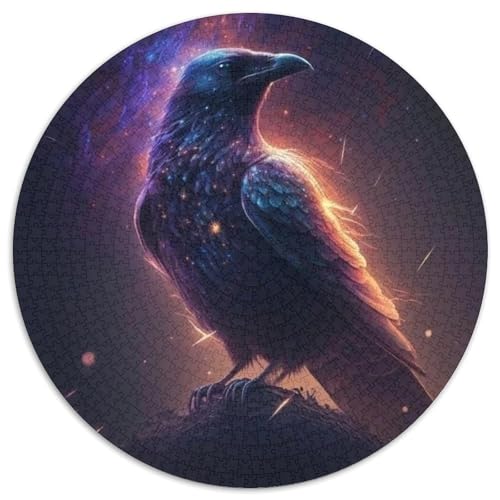 Puzzle 1000 Teile für Erwachsene, Galaxy Crow, schwierige Puzzles für Erwachsene, perfekte Dekoration für Zuhause oder das Büro, (Größe 67,5 x 67,5 cm) von XHAXING