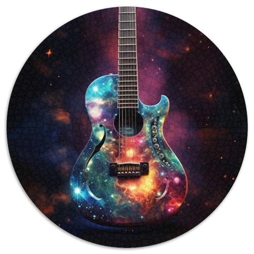 Puzzle 1000 Teile für Erwachsene, Galaxy Guitar, Papierpuzzle für Reiseliebhaber und Paare, anspruchsvolles Spielzeug (Größe 67,5 x 67,5 cm) von XHAXING