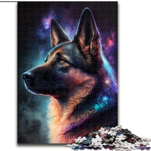 Puzzle 1000 Teile für Erwachsene, Galaxy Shepherd Puzzle aus Holz, anspruchsvolles Denkspiel für Teenager, unterhaltsames interaktives Spiel für die ganze Familie, 1000 Teile(50x75cm) von XHAXING