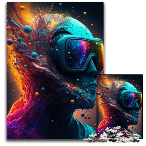 Puzzle 1000 Teile für Erwachsene, Gesicht des Universums, Puzzles für Erwachsene, kompliziertes Design für Teenager, DIY-Dekor und gehirnfördernder Spaß, 26x38cm Puzzle 1000 Teile für Erwachsene, Gesicht des Universums, Puzzles für Erwachsene, kompliziertes Design für Teenager, DIY-Dekor und gehirnfördernder Spaß, 26x38cm von XHAXING