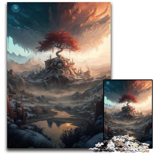 Puzzle 1000 Teile für Erwachsene, Himmelsbaum des Lebens, Unmögliches Puzzle für Erwachsene, Geburtstagsgeschenkidee, Herausforderndes Denkspiel, 26x38cm Puzzle 1000 Teile für Erwachsene, Himmelsbaum des Lebens, Unmögliches Puzzle für Erwachsene, Geburtstagsgeschenkidee, Herausforderndes Denkspiel, 26x38cm von XHAXING