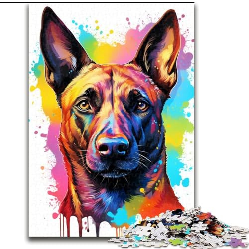 Puzzle 1000 Teile für Erwachsene, Hunde-Puzzle aus Pappe, Geburtstage, Feiertage und Heimdekoration, 1000 Teile(26x38cm) von XHAXING