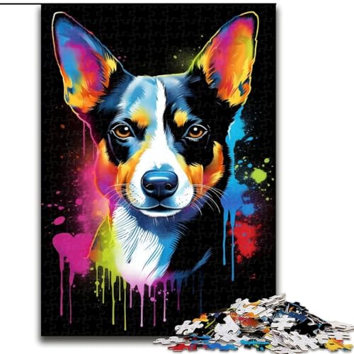 Puzzle 1000 Teile für Erwachsene, Hundepuzzle aus Holz, anspruchsvolles Denkspiel für Teenager, perfekt als Heimdekoration oder Geschenk, 1000 Stück(50x75cm) von XHAXING