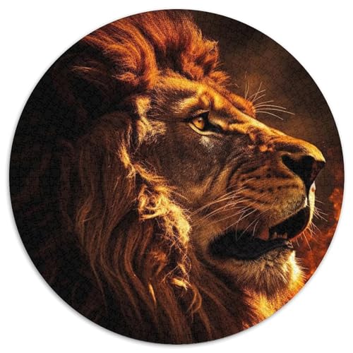 Puzzle 1000 Teile für Erwachsene, Löwe, schwierige Puzzles für Erwachsene, anspruchsvolles Denkspiel – entspannendes Spielzeug für Teenager (Größe 67,5 x 67,5 cm) von XHAXING