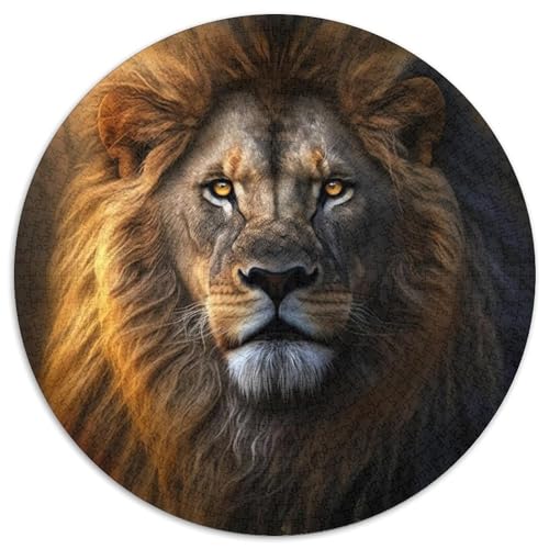 Puzzle 1000 Teile für Erwachsene, Löwen-Puzzle für Erwachsene, pädagogisches Denkspiel, künstlerische Heim- und Bürodekoration, ab 14 Jahren (Größe 67,5 x 67,5 cm) von XHAXING