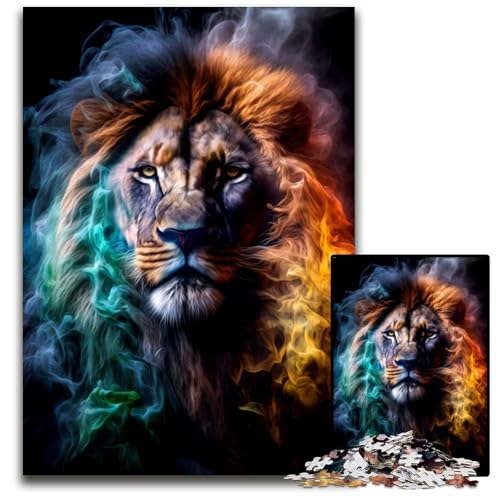 Puzzle 1000 Teile für Erwachsene, Löwen-Puzzles für Erwachsene, Denkspiel für Teenager, 50x75cm Puzzle 1000 Teile für Erwachsene, Löwen-Puzzles für Erwachsene, Denkspiel für Teenager, 50x75cm von XHAXING
