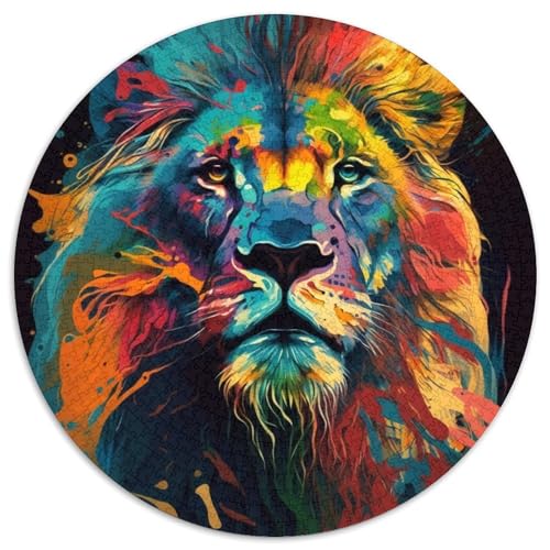 Puzzle 1000 Teile für Erwachsene, Magischer Löwe, Papierpuzzle für Reiseliebhaber und Paare, anspruchsvolles Spielzeug (Größe 67,5 x 67,5 cm) von XHAXING